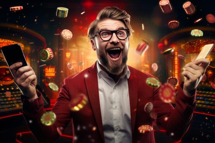 Pengguna sedang memasukkan detail login pada platform hiburan digital