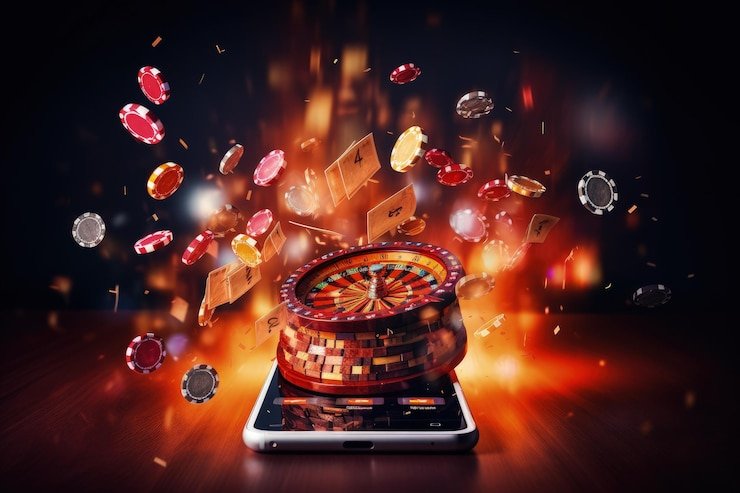 Ilustrasi komunitas penggemar olahraga dan hiburan digital yang saling mendukung